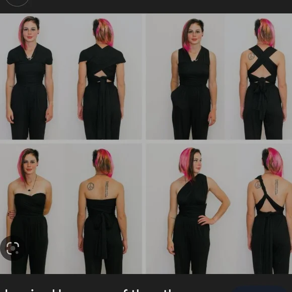Seamly Wrap Convertible Jumpsuit. - Picture 3 of 5